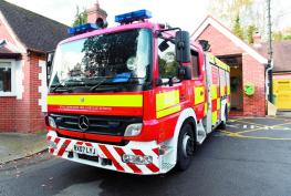 Firefighters called to texiles ablaze in Flackwell Heath