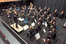Open rehearsals held at Norden Farm for mounted band of the Household Cavalry 