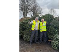 Alexander Devine Treecycling scheme raises thousands for the hospice