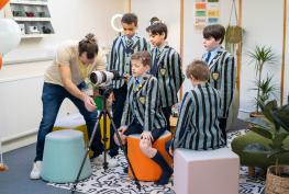 Maidenhead pupils step into filmmaking with opening of new media suite