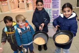 In pictures: Participants compete in Maidenhead pancake flipping contest In pictures: Participants compete in Maidenhead pancake flipping contest