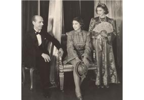 Costumes worn by the Queen and Princess Margaret to go on Christmas display