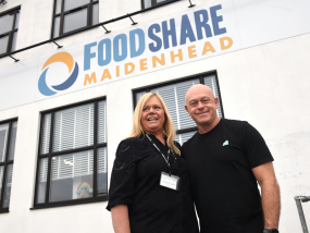 In pictures: Foodshare cuts ribbon on new base with Ross Kemp and local leaders