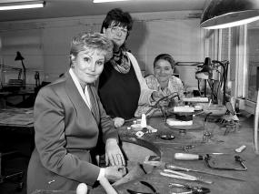 Remember When: Angela Rippon at East Berkshire College