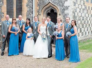  Karen Walker and Ben Foufa celebrate wedding day in White Waltham