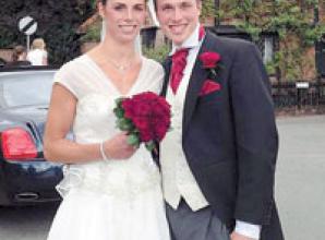 Harriet & David: Sports loving couple tie the knot