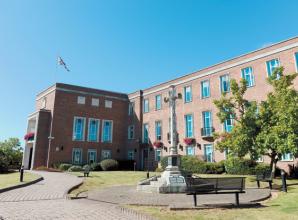 The dire state of the council's finances was announced at a meeting in York House, Windsor