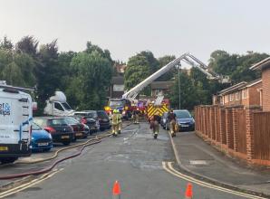 Emergency services called to Boyne Hill house fire