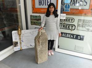 ‘Golden memento’ of Maidenhead history goes on display as stone mystery continues