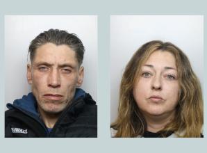 Man and woman jailed for spree of armed robberies