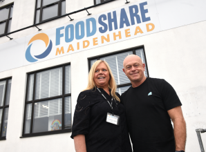 In pictures: Foodshare cuts ribbon on new base with Ross Kemp and local leaders