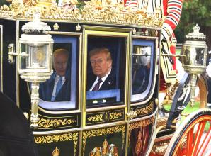 Donald Trump: Windsor state visit begins as eyes of the world watch on