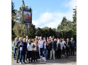New sign unveiled outside historic Cookham Dean pub The Jolly Farmer