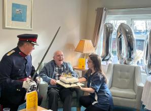 'A smashing birthday' as 150 cards sent to 100-year-old veteran
