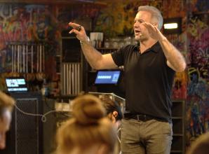 Optimistic entrepreneur who leads from front