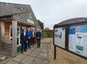 MP visits as Hurley Riverside Park kicks off 100th anniversary celebrations