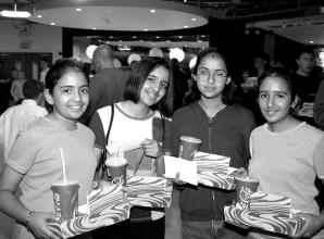 Cinemagoers ready for a night at the movies at the new UCI cinema