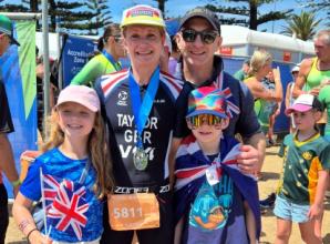 Woman wins gold medals at world triathlon championships
