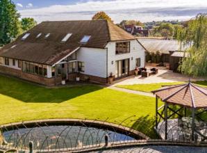 Converted barn with separate flats