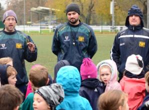 Children show off their skills at two-day tag rugby festival