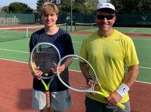 Harrison cruises to singles title with straight sets win, losing just one game