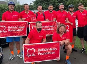 Friends cycle 100 miles in memory of Hawks player