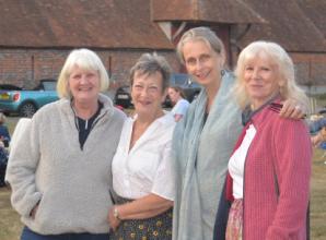 Night of music in courtyard for upkeep of village church