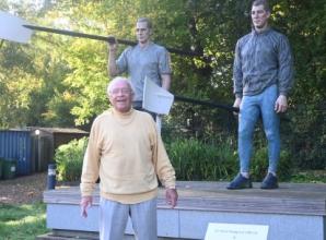 ‘It’s humiliating for statues of Olympians to be in car park’