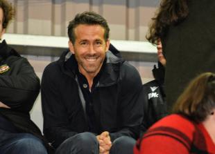 Ryan Reynolds and  Rob McElhenney watch Maidenhead United take on Wrexham