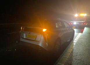 Taxi driver found asleep and drunk at wheel on M4 near Maidenhead