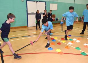 In pictures: Pupils enjoy fencing activities at Desborough College