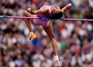 Morgan Lake stays grounded after historic jump ahead of World Championships"
