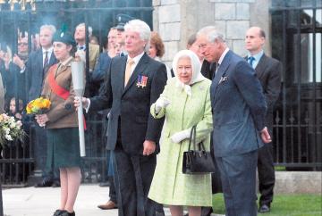 In pictures: The Queen’s 90th birthday beacon lighting at the Long Walk