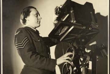 Photo collection showcasing wartime filmmaking at Pinewood Studios published for VE Day 80th anniversary