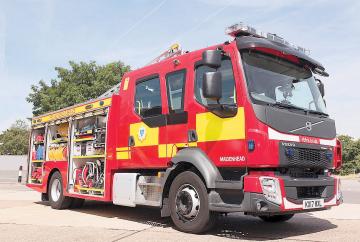 Crews at the scene of fire in first-floor maisonette in Maidenhead