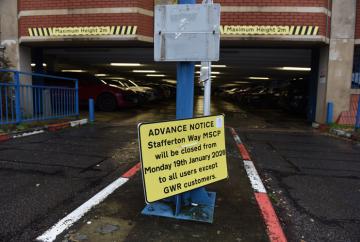 Stafferton Way car park to partially close due to 'damage' from vandalism incidents Stafferton Way car park to partially close due to 'damage' from vandalism incidents