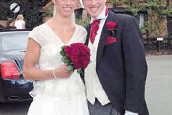Harriet & David: Sports loving couple tie the knot