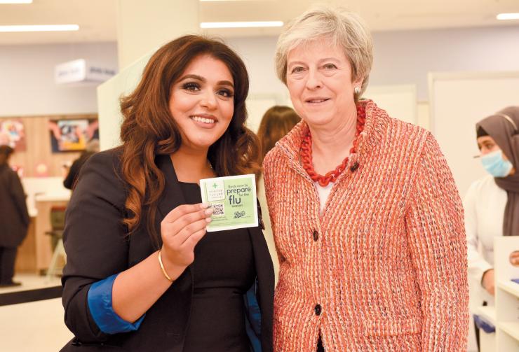 Maidenhead MP backs flu jab drive at Boots store Photo 1 of 7