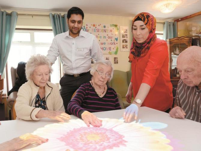 Datchet care home pioneers interactive game for people