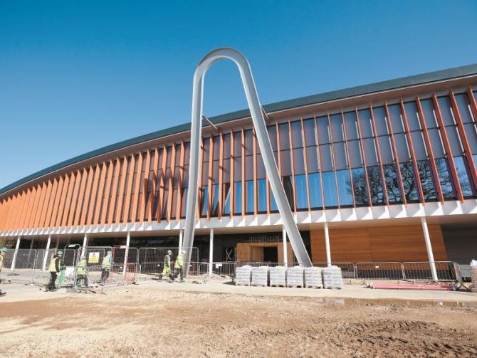 Looking inside the new Braywick Leisure Centre Photo 1 of 12