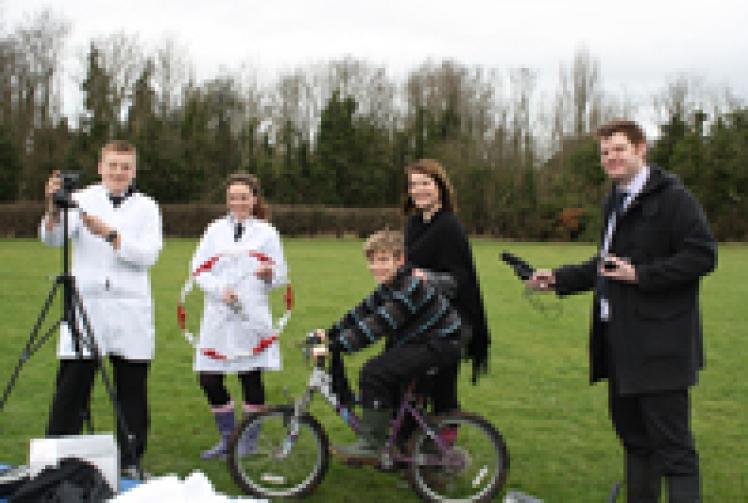 Physics teacher's video could scoop &pound;2,000