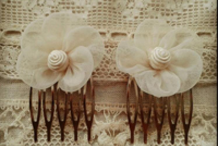 Pick up bespoke bridal accessories at wedding fair