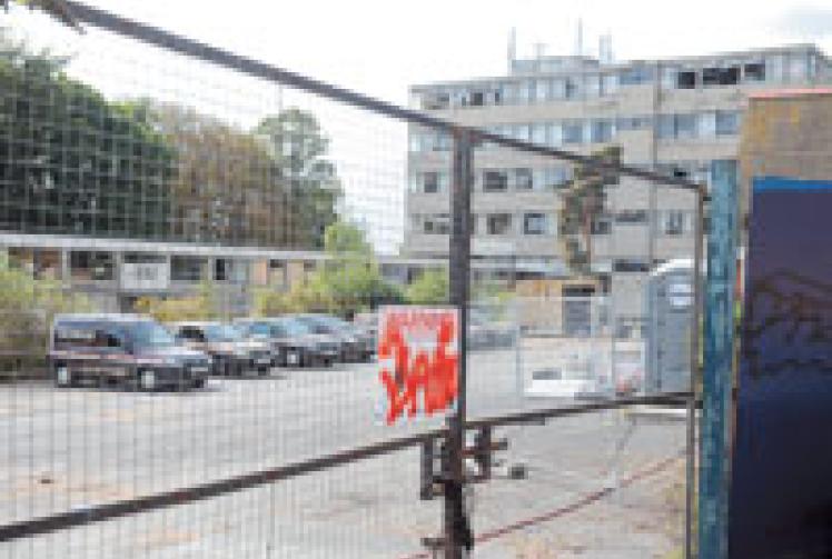 Demolition begins at former East Berkshire College site Maidenhead