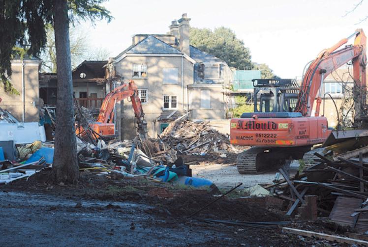 Castle Hill centre demolished as new homes expected by 2014