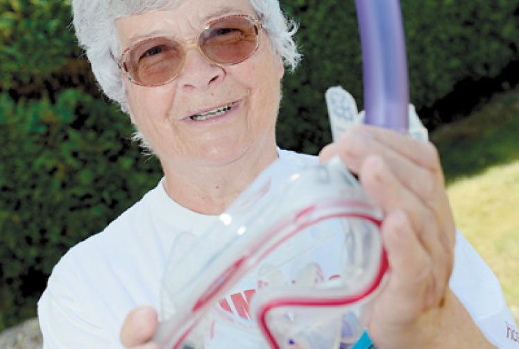 70-year-old fundraising granny faces the sharks