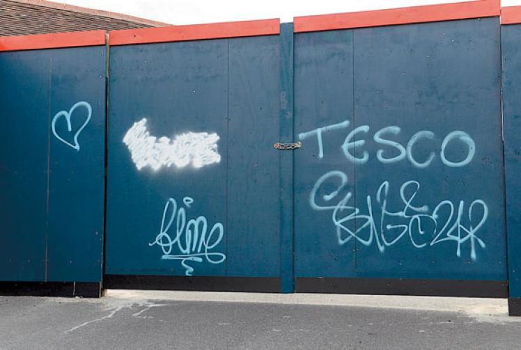 Golden Harp graffiti vandals criticised by campaign group