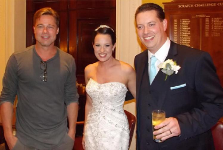 'Meeting Brad Pitt topped off my special day'