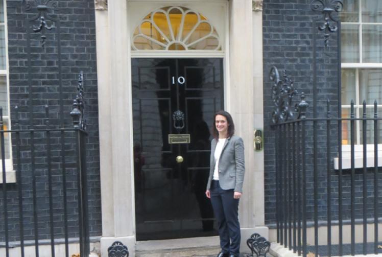Entrepreneur visits Downing Street