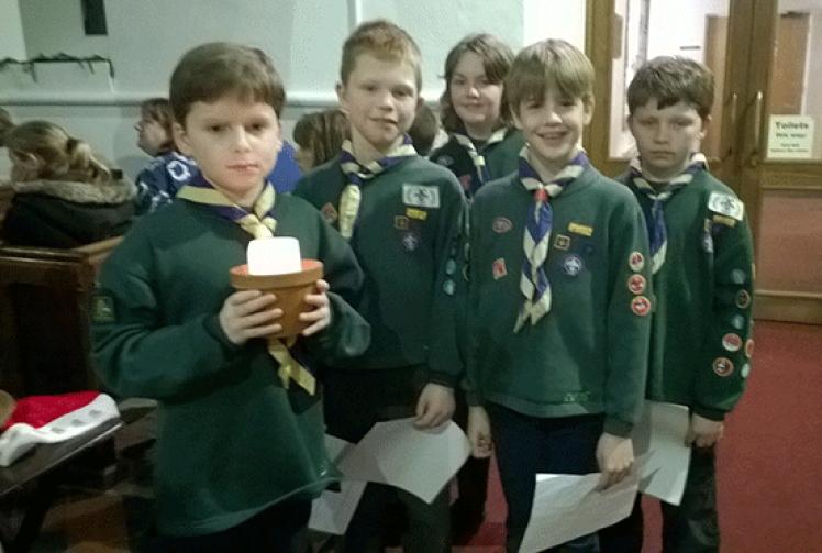 Singing scouts raise cash for charity at annual carol concert