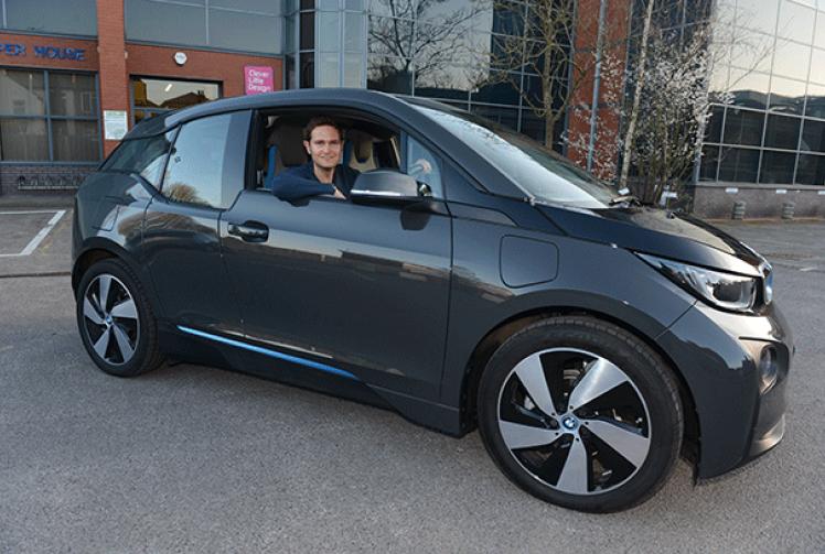 Enjoying the sound of silence: Dan Darlington test-drives the electric BMW i3